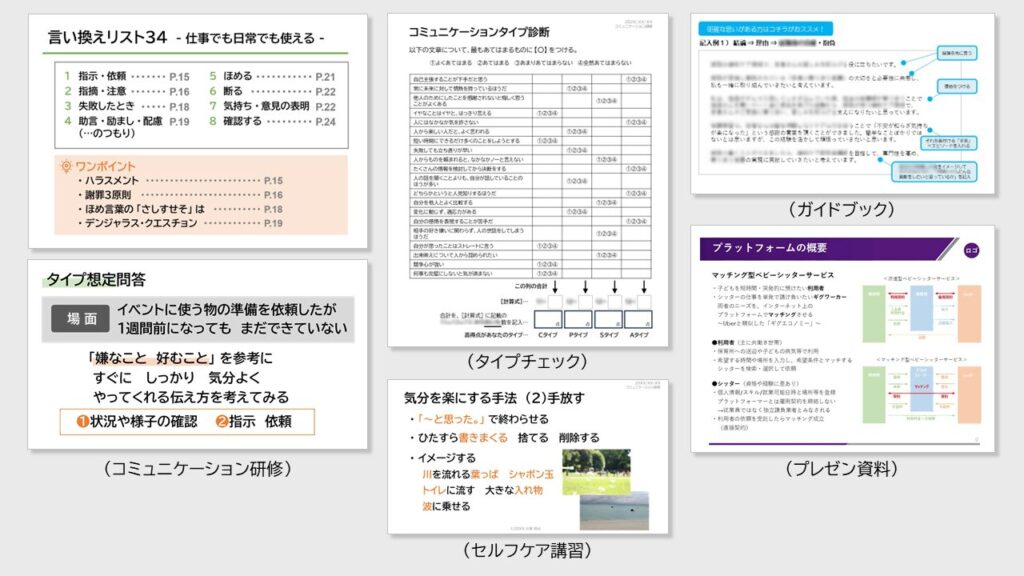 コミュニケーション円滑化メニューイメージ